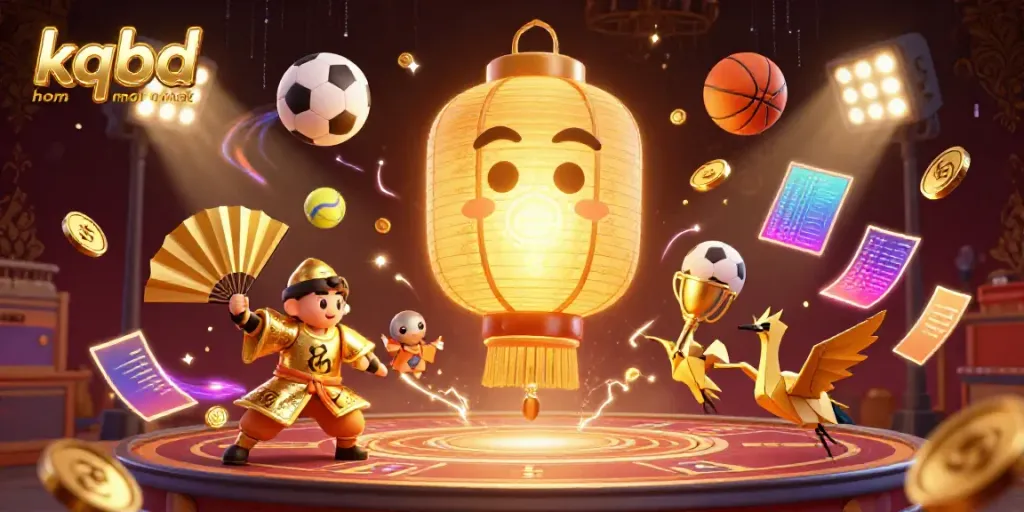 Experience kqbd hom nay moi nhat with lively characters and dynamic sports elements in a vibrant casino scene.